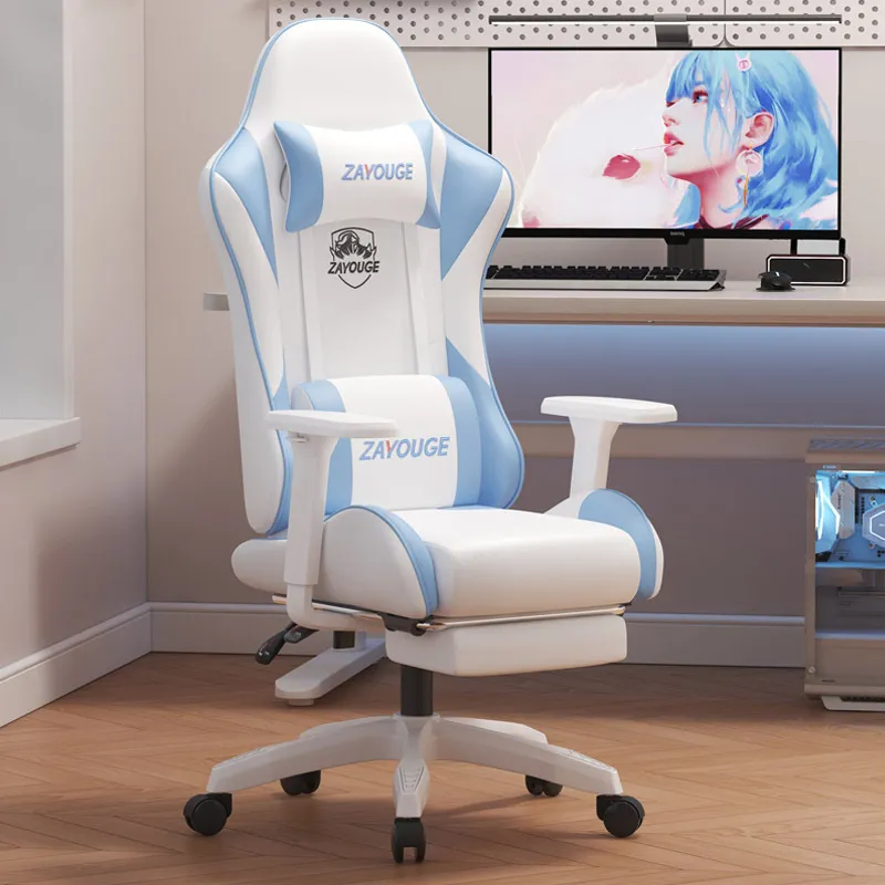 Ergonomic Office Chair - ゲーミングチェア、パソコン用チェア、在宅オフィス用チェア、伸縮性のある背もたれ、長時間座っても快適なエルゴノミクスチェア、高さ調節可能なアームレスト