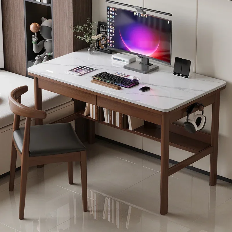 Home Office Work Table - コンピューターホームオフィステーブル白い学習用ゲーム用学生用モダンテーブルモニタースタンディングクリバニアカメレッタワークデスクアクセサリー