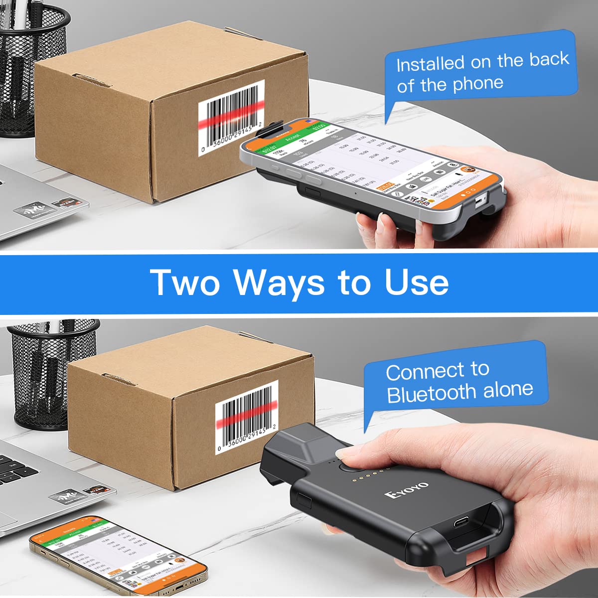 Eyoyo EY-017 バッククリップ Bluetooth - Document Scanner Portable のレビューと価格