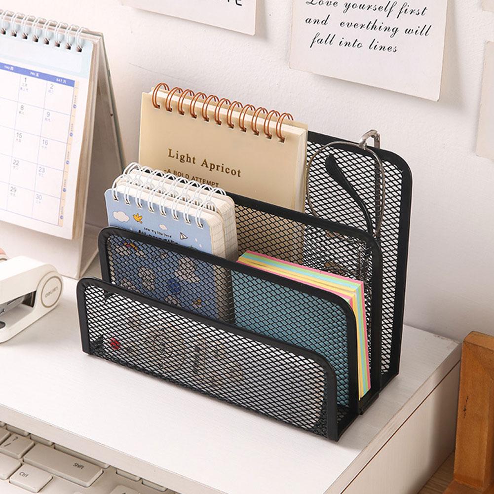 書類トレイ、ノートスタンド、デスク用3段式ブラックメタル製メ - Document Holder Stand のレビューと価格