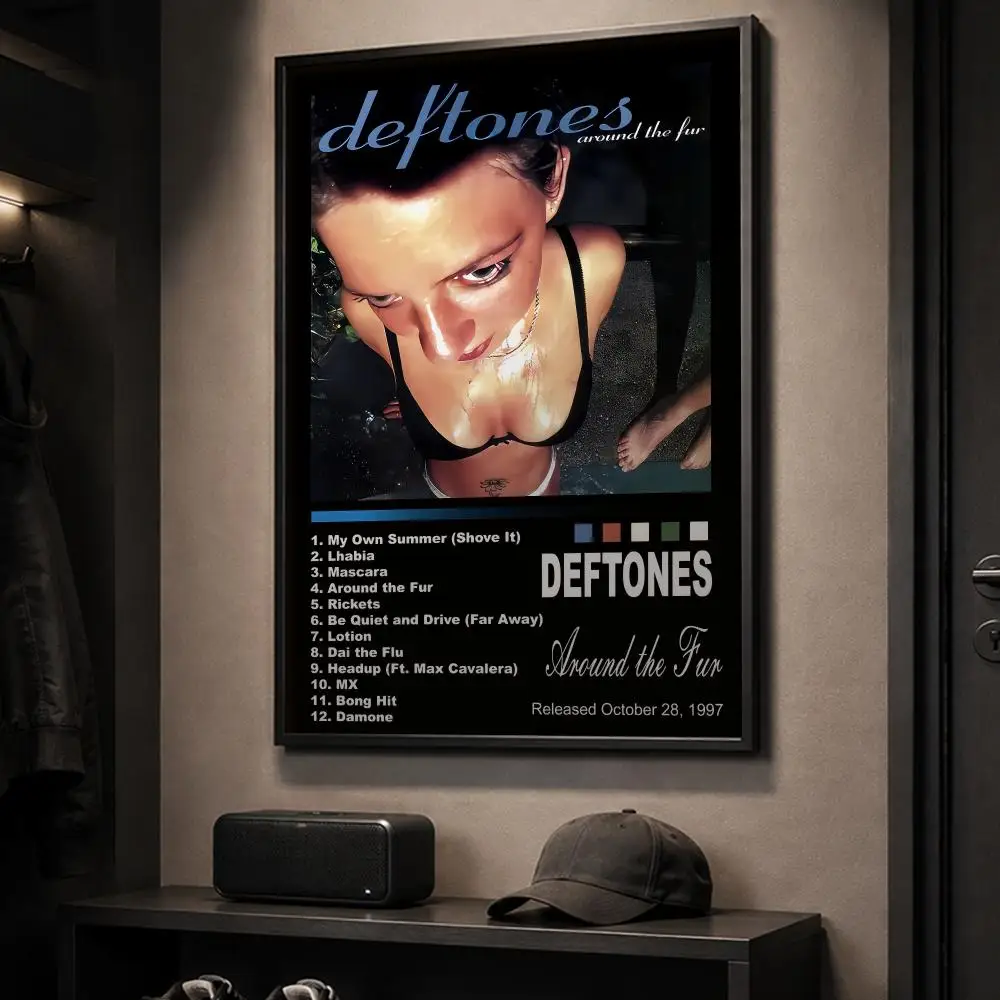 レトロな雰囲気のバンドをテーマにした壁飾り。D-Defton - Home Office Room Inspiration のレビューと価格
