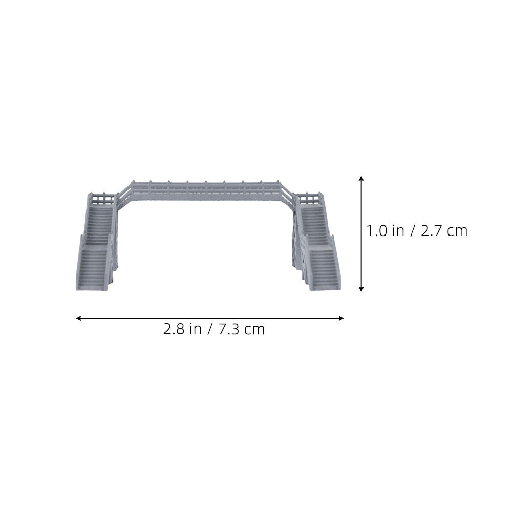 2個入り 1/87スケールのミニチュア足場橋。DIY建築、鉄 - Home Office Layout のレビューと価格