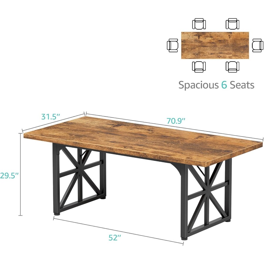 71インチのエグゼクティブデスク。自宅での仕事に最適な大型オ - Home Office Work Table のレビューと価格
